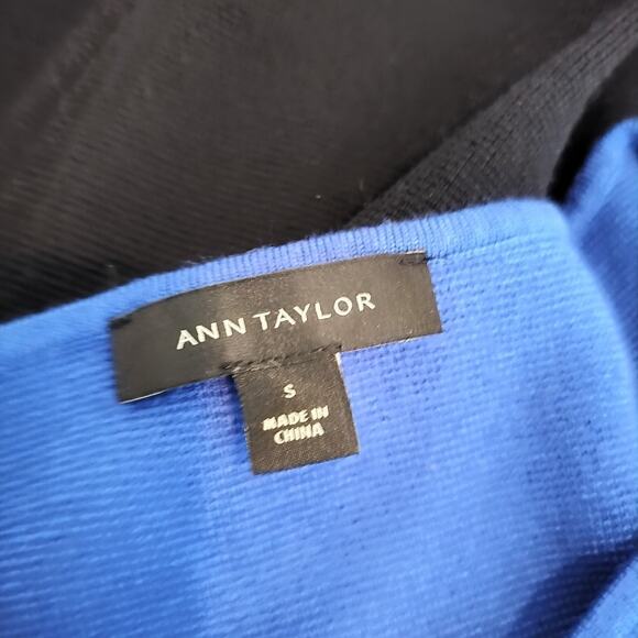 Ann Taylor Sweater Wool‎ Blend Color Block Bell Sleeve - Picture 8 of 9